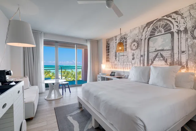 إقامة بسرير كينج بإطلالة على البحر بغرفة نوم واحدة، SLS Baha Mar 1/9