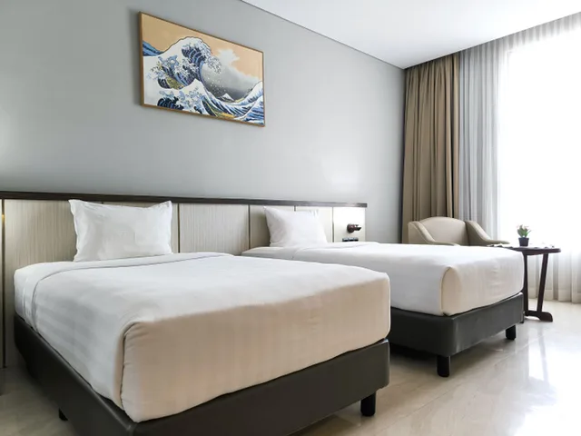 غرفة بريميير بسريرين منفصلين، Rylich Panorama Hotel 2/4