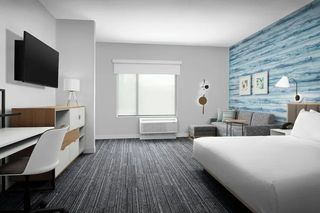 استوديو بسرير كينج مع أريكة، TownePlace Suites By Marriott Lake City 1/7