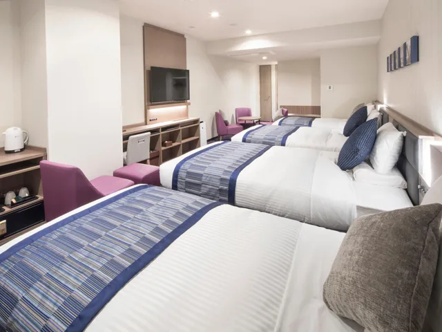 غرفة سوبيريور رباعية مع سرير إضافي، Hotel Mystays Kanazawa Katamachi 9/10