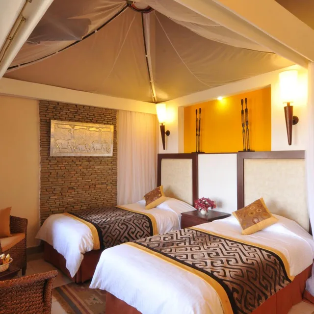 غرفة ديلوكس بسرير مزدوج أو سريرين منفصلين، Ol Tukai Lodge Amboseli 2/6