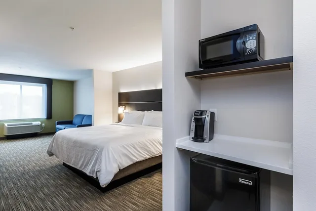 جناح بسرير كينج مع أريكة، Holiday Inn Express and Suites South Bend South 2/3