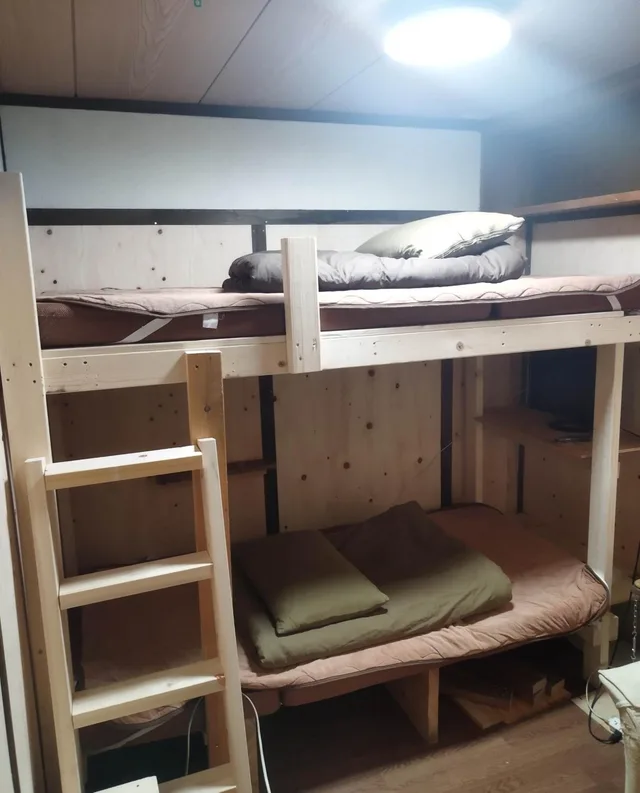 غرفة بسريرين منفصلين، Takamatsu Guesthouse Bj Station - Hostel 3/4