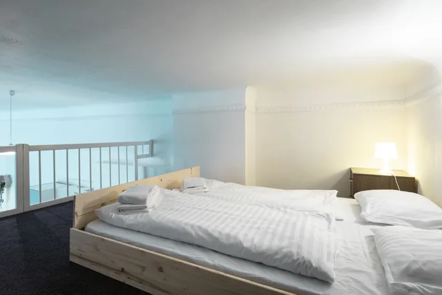 Mezzanine, 2 Bedrooms, Exclusive, Apartment, 5 Beds, Bunk Bed, Sofa, Hybernska Apartments 3/10