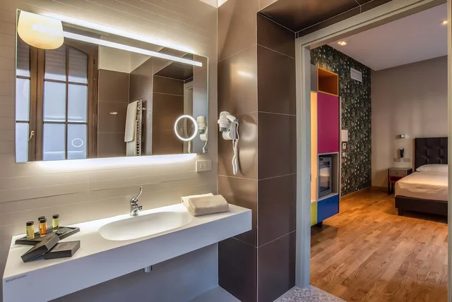 غرفة مفردة بسرير كوين، Albergo Etico Roma 8/9