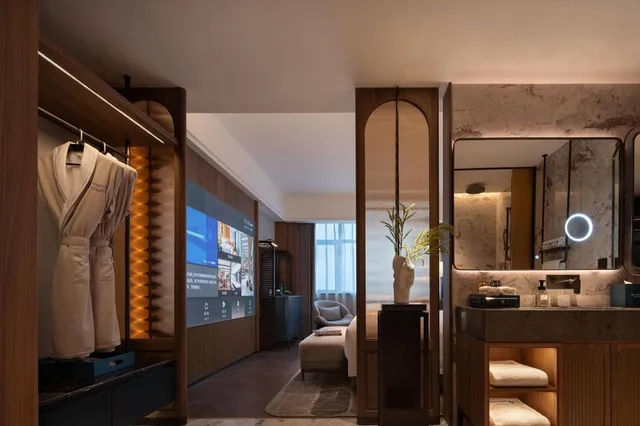 غرفة بسرير كوين، Wyndham Changsha Yanghu 2/2