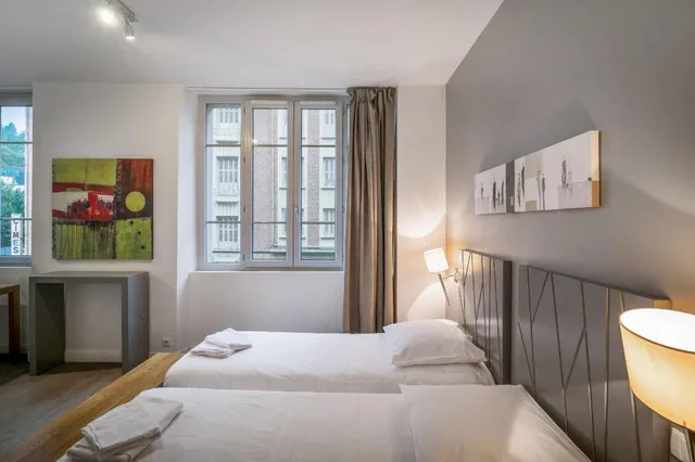 غرفة بسريرين منفصلين، Comfort Aparthotel Lourdes Lorda 2/2
