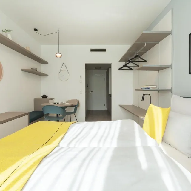 استوديو بسريرين منفصلين بمطبخ صغير، Candlewood Suites Heidelberg by IHG 2/7