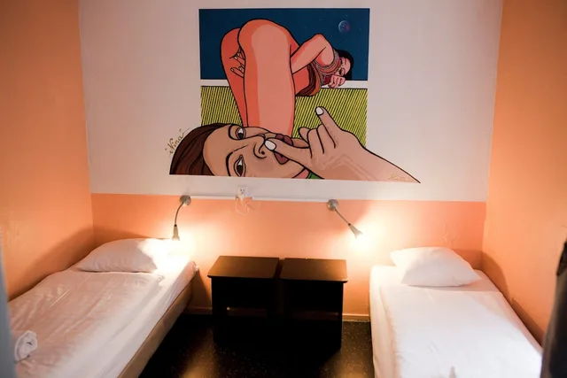 غرفة أساسية بسريرين منفصلين بحمام خاص، St Christophers Inn At The Winston 2/5