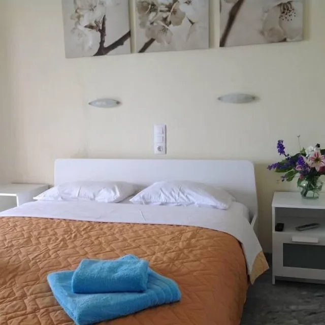 استوديو بسرير مزدوج بإطلالة على البحر، VILLA KAVOURAKIA 6/9