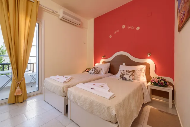 غرفة قياسية بسرير مزدوج أو سريرين منفصلين، Antigoni Hotel 3/6