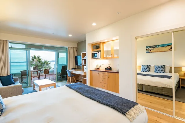 Spa, Studio, Twin Beds, Ocean View، Paihia Beach Resort And Spa 1/6