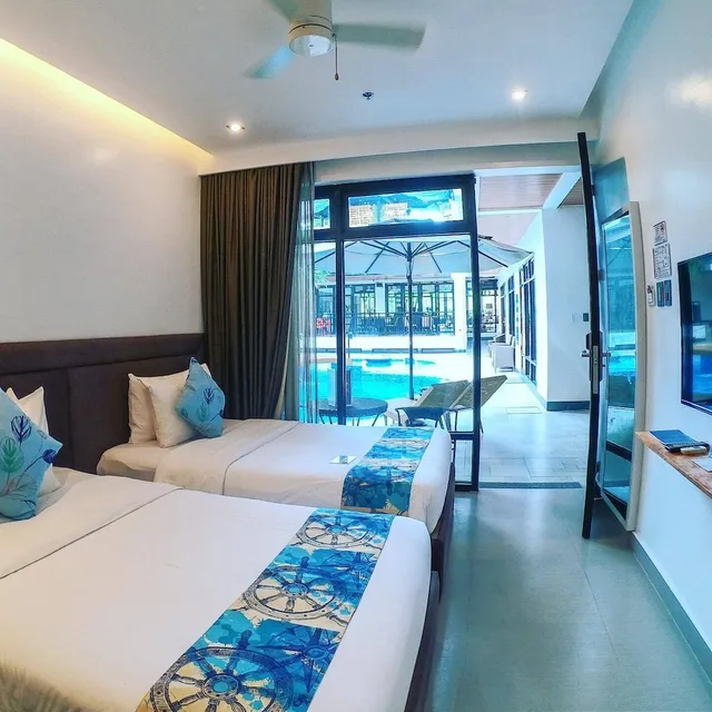غرفة ديلوكس بسريرين مزدوجين، White Breeze Palawan Boutique Hotel 4/10