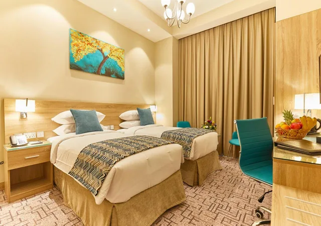غرفة متصلة كلاسيكية بسرير فردي، Rose Plaza Hotel Al Barsha 4/7