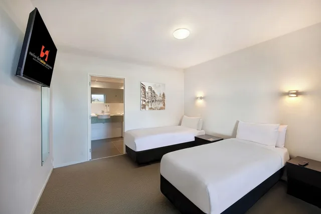 شقة بسرير كينج وسريرين منفصلين بغرفتي نوم، Swiss-Belsuites Pounamu Queenstown 2/4