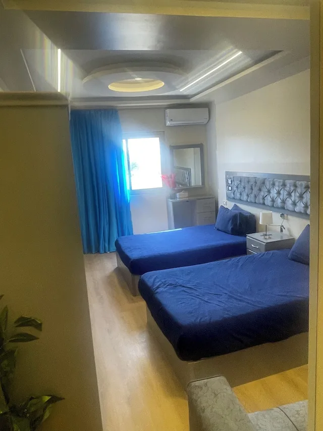 غرفة بانورامية بسريرين منفصلين بشرفة، Pyramids View Inn Bed And Breakfast 3/10