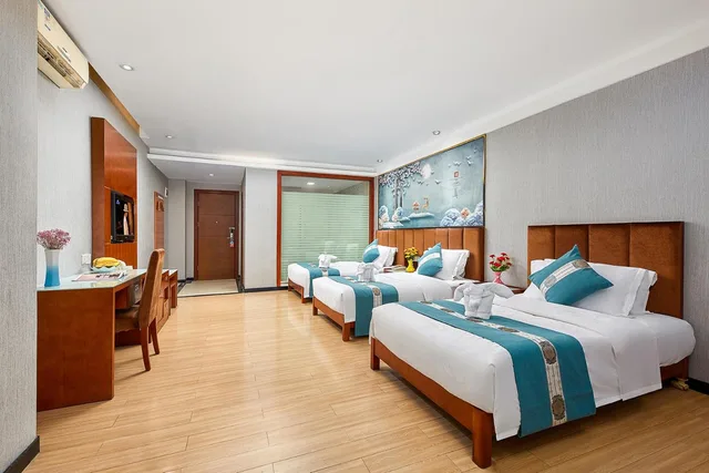غرفة كومفورت عائلية بسريرين منفصلين، Kaiserdom Hotel Guangzhou Airport Branch 1/2
