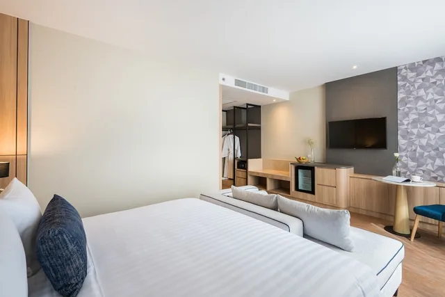 غرفة بريميير ركنية بسرير كينج، The Key Premier Hotel Sukhumvit 7/10