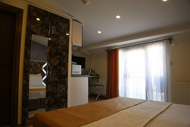 غرفة سوبيريور بسريرين منفصلين بإطلالة على المدينة بمطبخ، Terra Suites 9/10