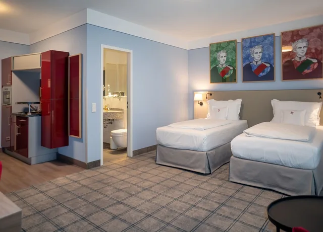 غرفة ديلوكس بسرير مزدوج، Hotel Konig Ludwig Ii 5/6