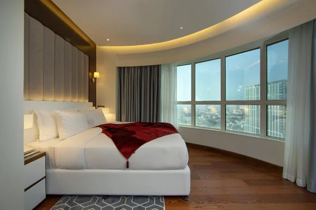 استوديو بانورامي بسرير كينج، Number One Tower Suites 1/8