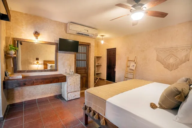 غرفة بسرير كينج بإطلالة على البحر، Hotel Colibri Beach 8/10