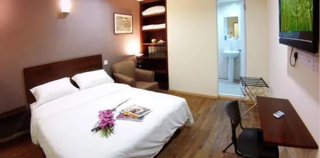 غرفة قياسية بسرير مزدوج، Rujia Inn 3/8