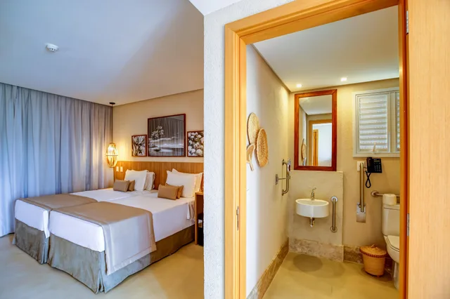 غرفة بإطلالة على المسبح لذوي الإعاقة، Hotel Boutique and Spa Ponta de Inhambupe by Slaviero Hoteis 5/8