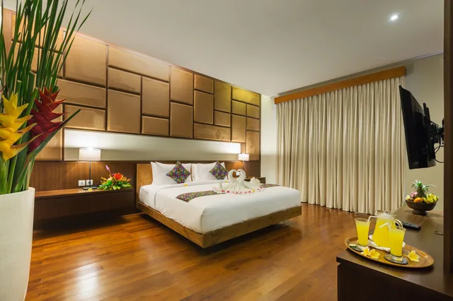 فيلا بسريرين كينج بإطلالة على المسبح بغرفتي نوم بمسبح خاص، Entrada Villa by Nagisa Bali 5/8