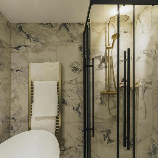 غرفة بسرير كينج، The Old Quay House Hotel 6/7
