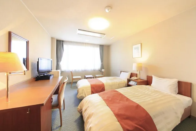 غرفة بسريرين منفصلين للمدخنين، Fuji Green Hotel 2/2
