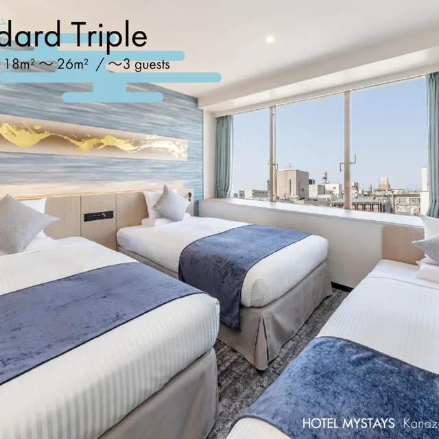 Renovated, Standard, Triple، Hotel Mystays Kanazawa Katamachi 2/7