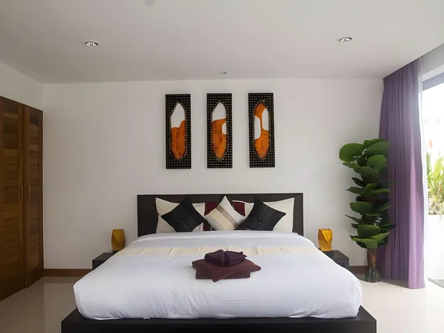 شقة ديلوكس بسرير كينج بغرفة نوم واحدة، Tropical Sea View Residence 2/2