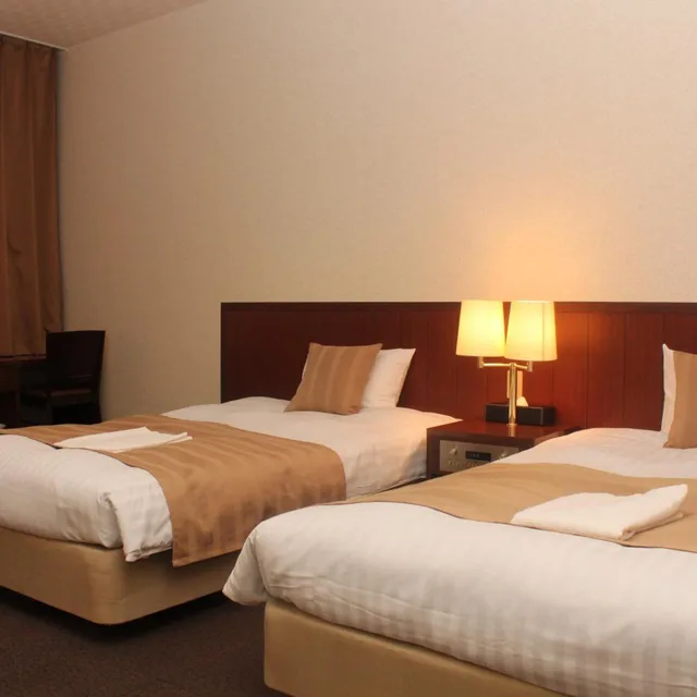 غرفة كبيرة بسريرين منفصلين، Asahikawa Toyo Hotel 7/10