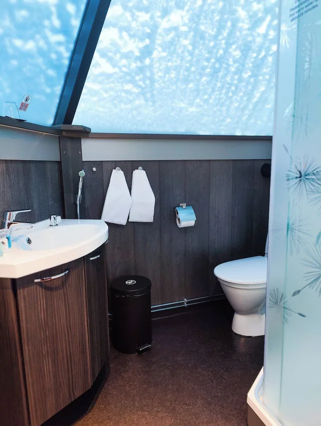 Glass Igloo, Twin Beds، Arctic Snow 3/4