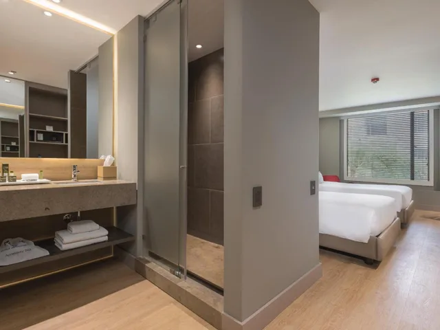 غرفة ديلوكس بسريرين منفصلين، Hotel Habitel Prime 7/7