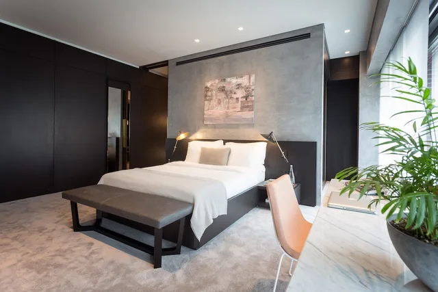 جناح متصل تنفيذي بسرير كينج بإطلالة على الحديقة، The Mill Hotel Bomonti 3/4