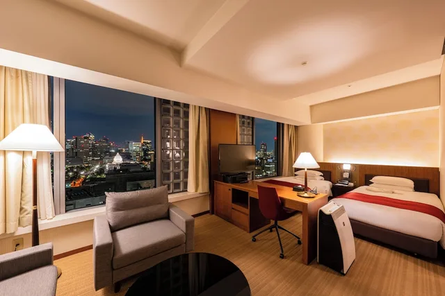 Deluxe, Twin Beds, Palace Side, Top Floor، Grand Arc Hanzomon 2/10