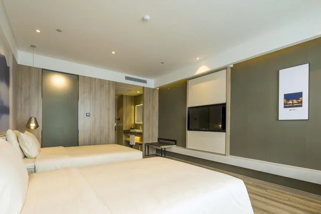 غرفة سوبيريور بسريرين، Atour Hotel Binjiang Jiangling Road Hangzhou 1/1