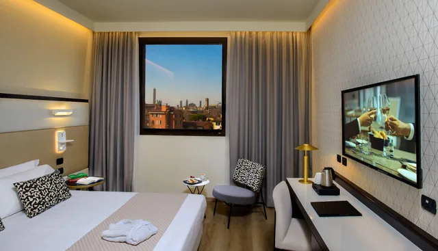 غرفة سوبيريور بإطلالة على المدينة مفردة بسرير كينج، Savhotel Aemilia Bologna 4/5