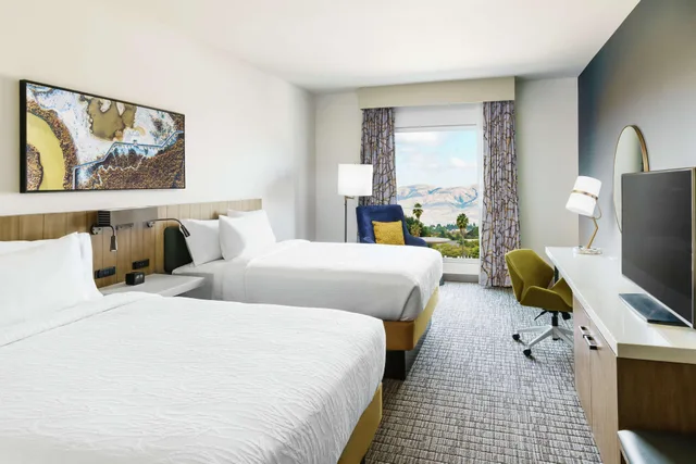 غرفة بإطلالة على الجبل، Hilton Garden Inn Sunnyvale 1/2