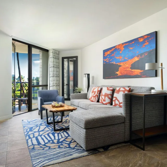جناح بإطلالة على البحر بغرفتي نوم، Marriotts Waikoloa Ocean Club 8/10