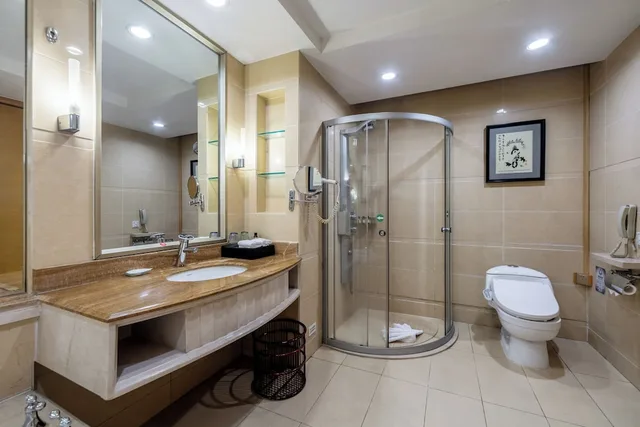 غرفة تنفيذية بسرير كينج بإطلالة على المدينة، Xinhui Country Garden Phoenix Hotel 9/10