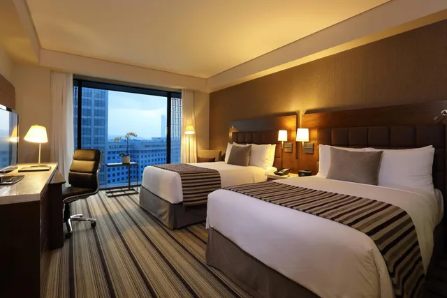 غرفة ديلوكس بسريرين مزدوجين بإطلالة على المدينة، JW Marriott Hotel Mexico City Santa Fe 2/9