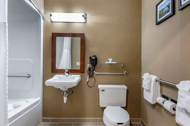 غرفة بسرير كوين لذوي الإعاقة، Comfort Inn & Suites Montpelier-Berlin 2/2