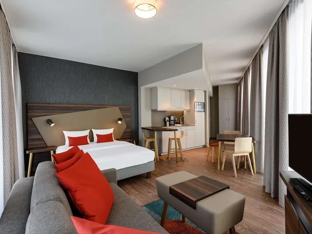 شقة بسرير مزدوج مع أريكة، Aparthotel Adagio Bremen 5/9