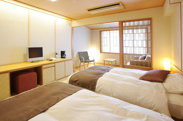 غرفة قياسية بسريرين منفصلين، Hotel Taisetsu ONSEN&CANYON RESORT 4/4