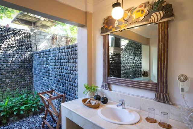 غرفة قياسية بسرير مزدوج بشرفة، Mimpi Resort Tulamben 3/3