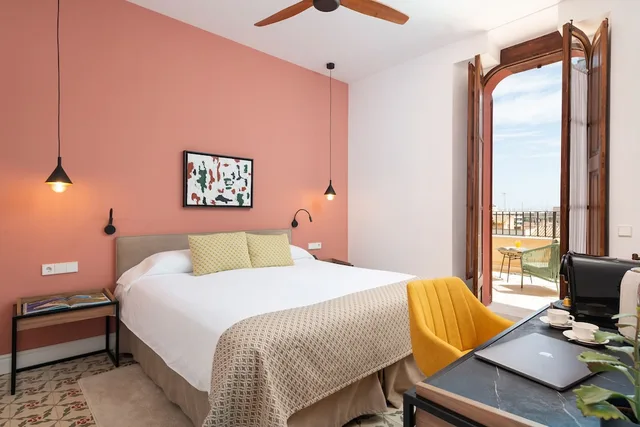 غرفة حصرية بسرير كينج بشرفة، Hotel Can Quetglas 6/10