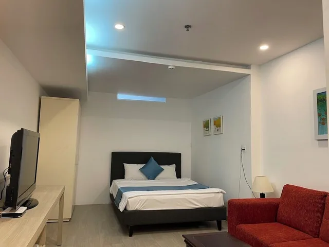 استوديو أساسي بسرير كوين، Saigon South Serviced Apartments 1 3/5